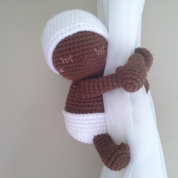Baby Tieback Crochet Handmade - Picture 5 of 10
